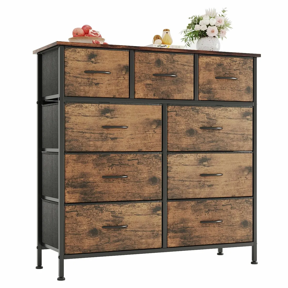 Chest of DrawersDresser for Bedroom 9 DrawersFabri - Image 1
