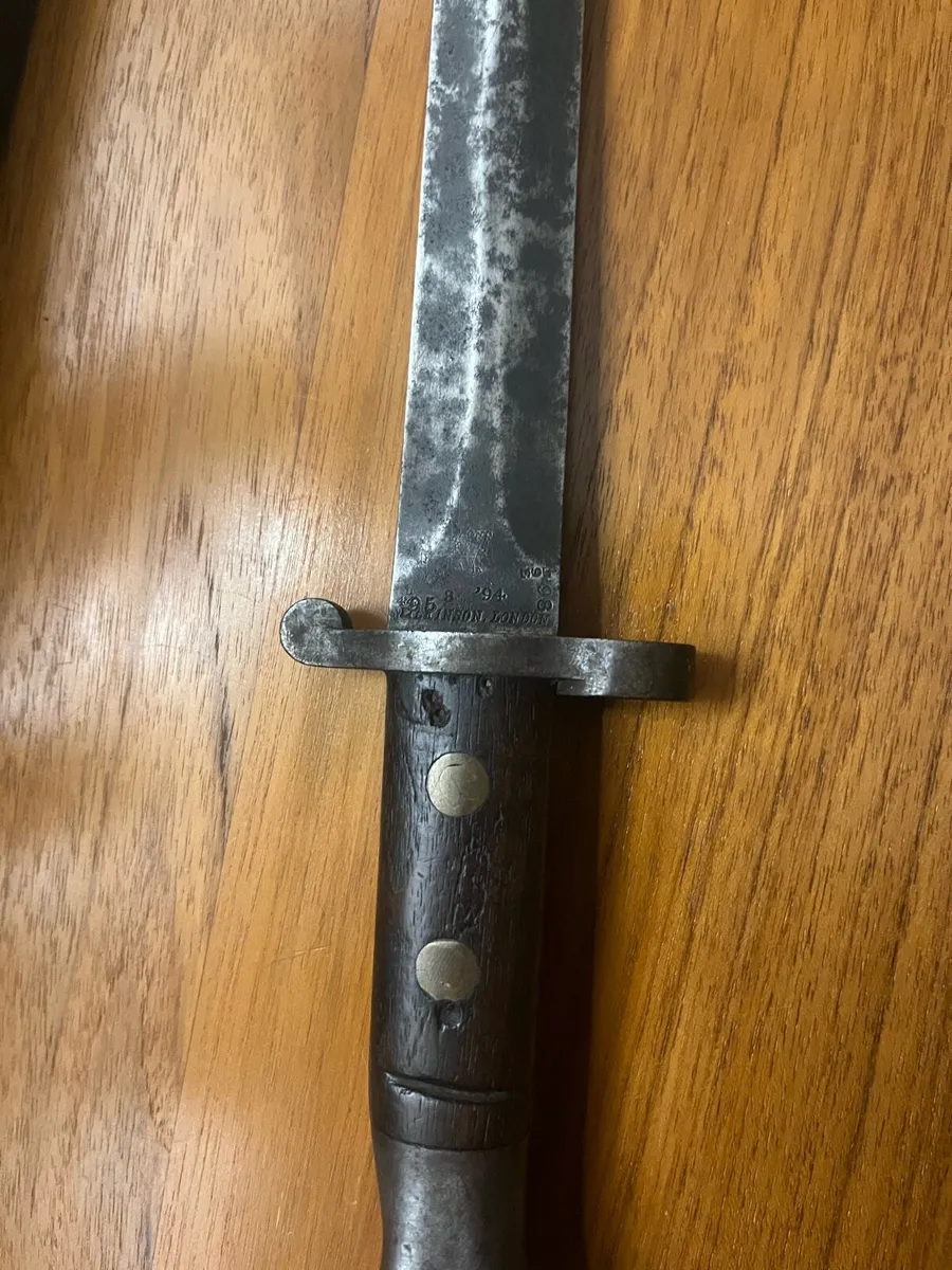 Antique Lee Metford Pat 1888 Bayonet - Image 4