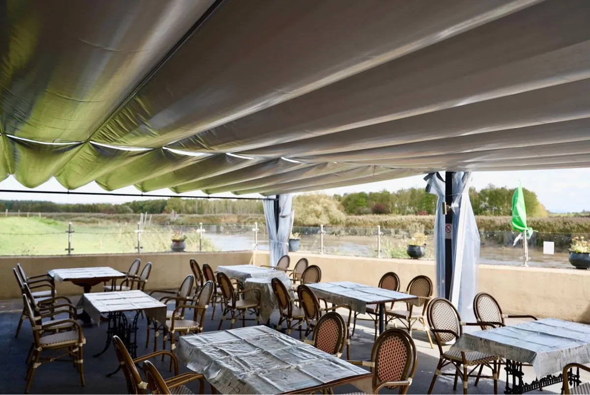 Pergola (Awning) with retractable roof and sides - Image 3