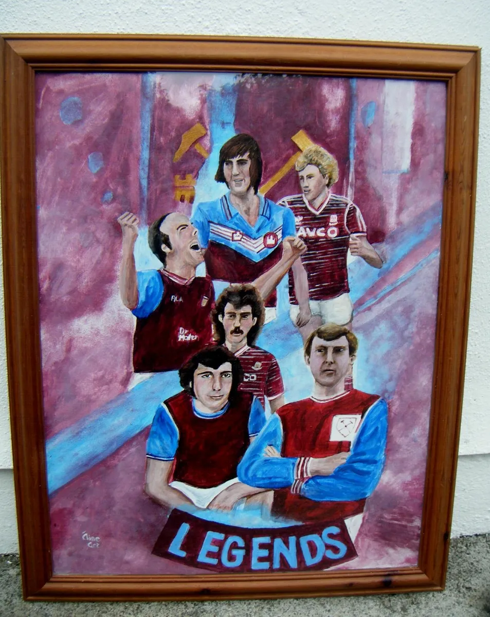 Original Painting  West Ham Legends