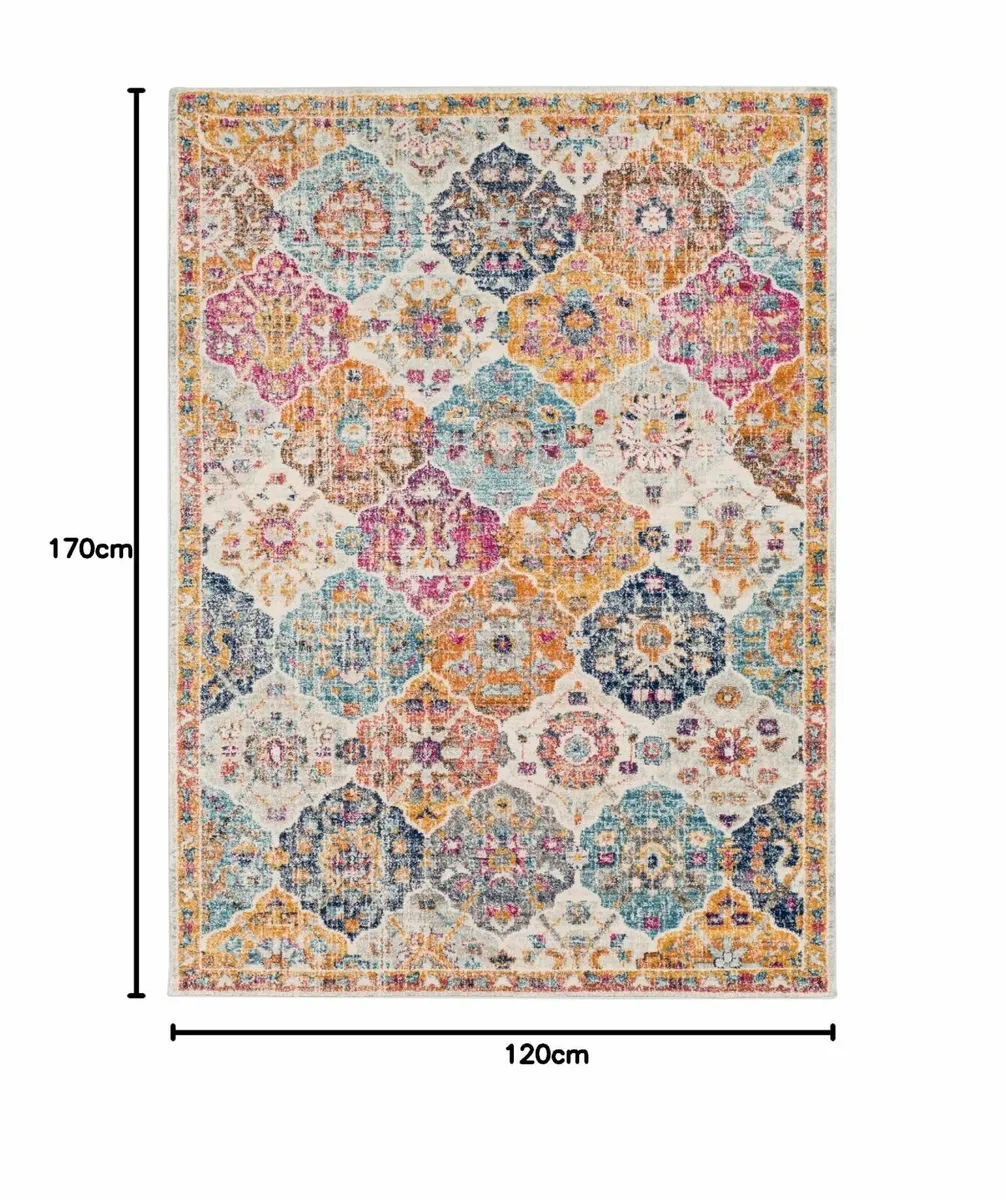Sicily Vintage Rug - Area Rugs Living Room 120x170 - Image 2