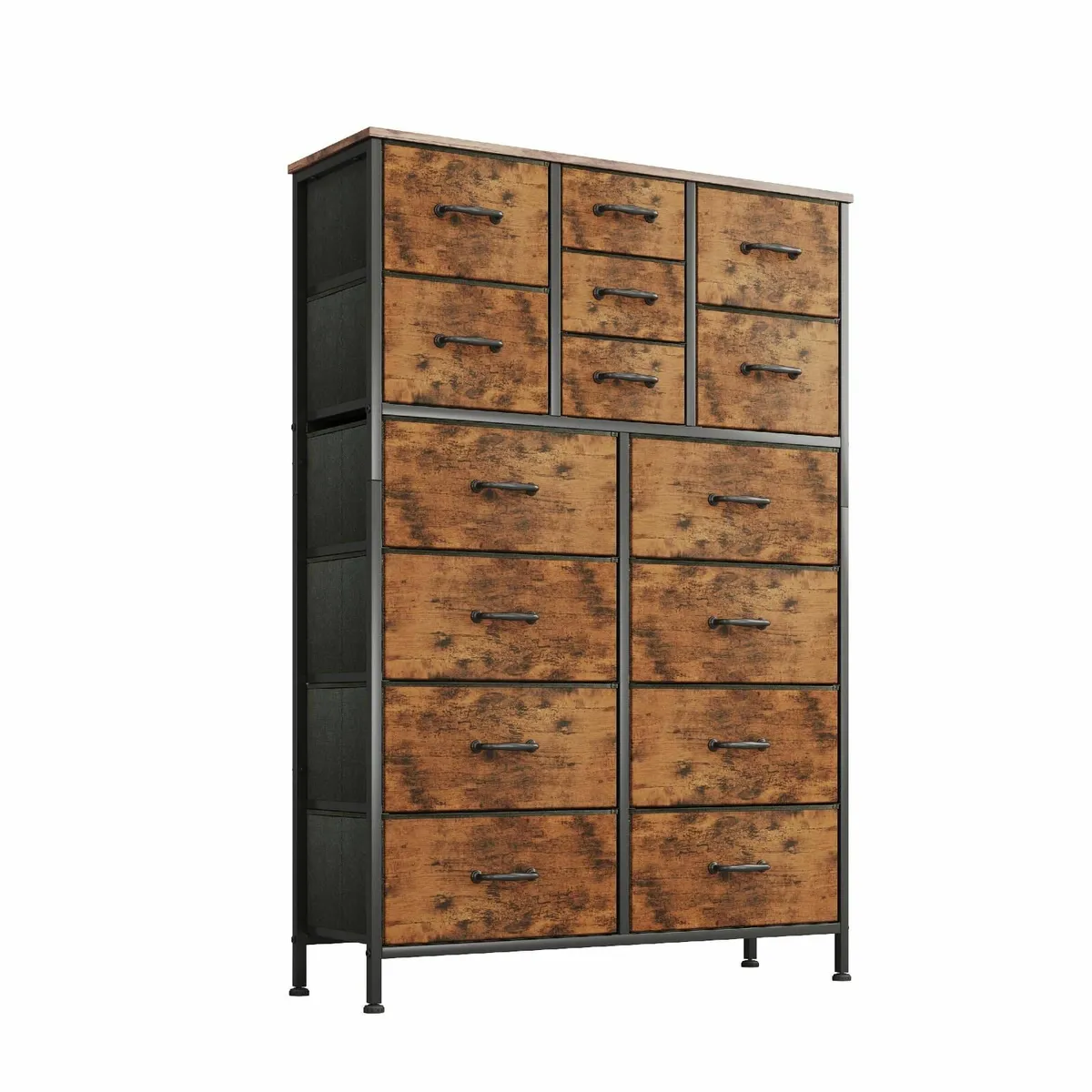 Chest of DrawersDresser for Bedroom 15 DrawersFabr - Image 1