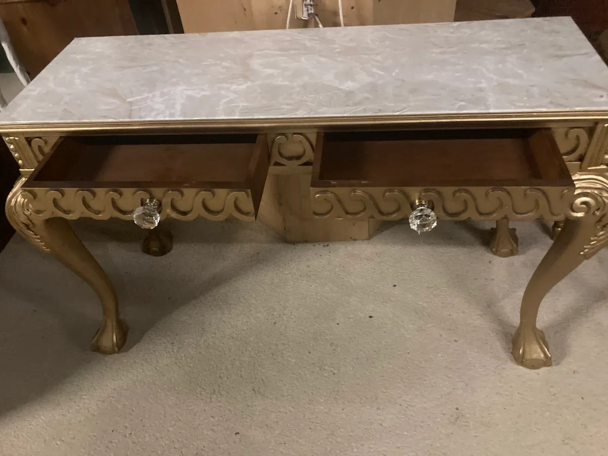 Console gold table nationwide delivery available - Image 2