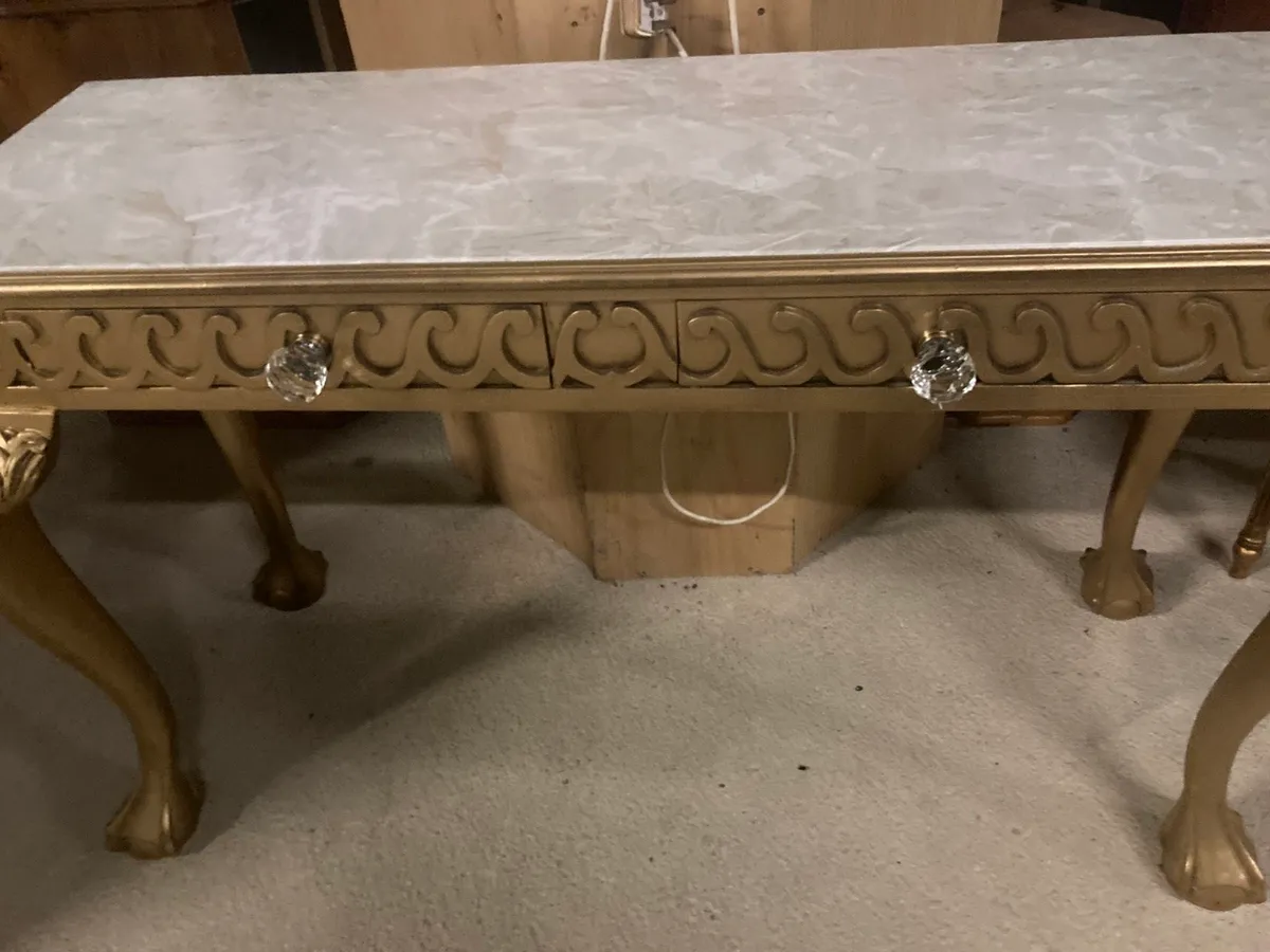 Console gold table nationwide delivery available - Image 3