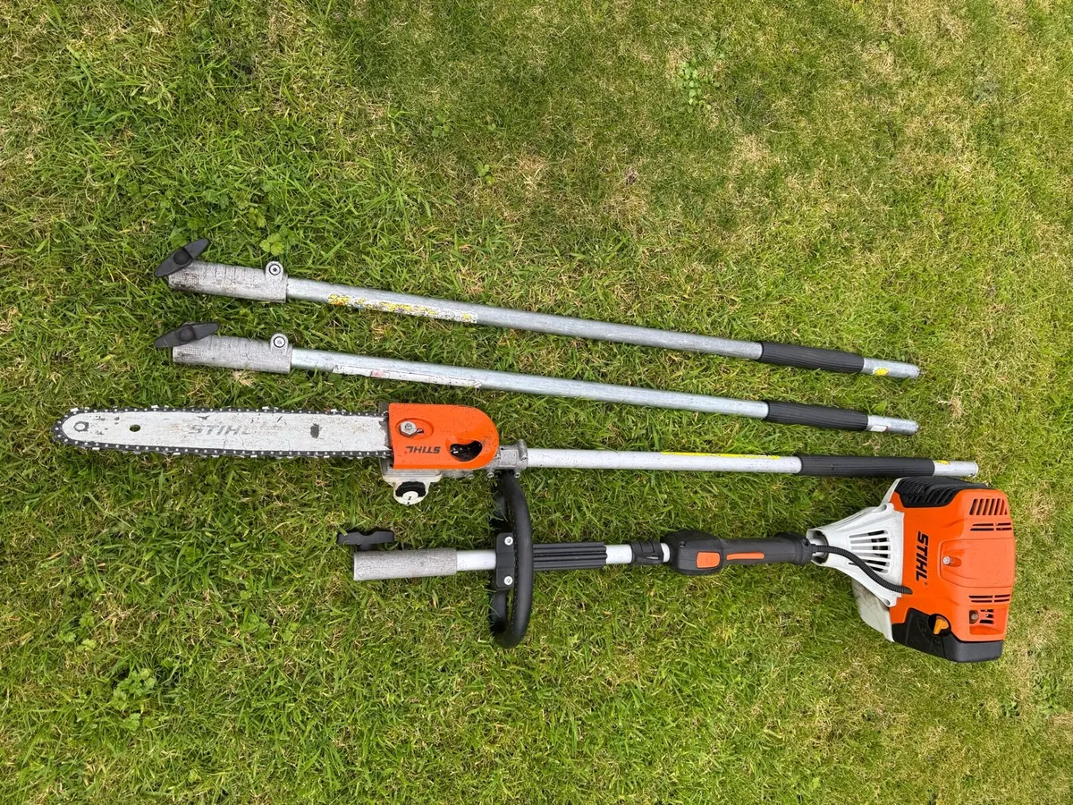 Sthil polesaw with meter extensions - Image 3