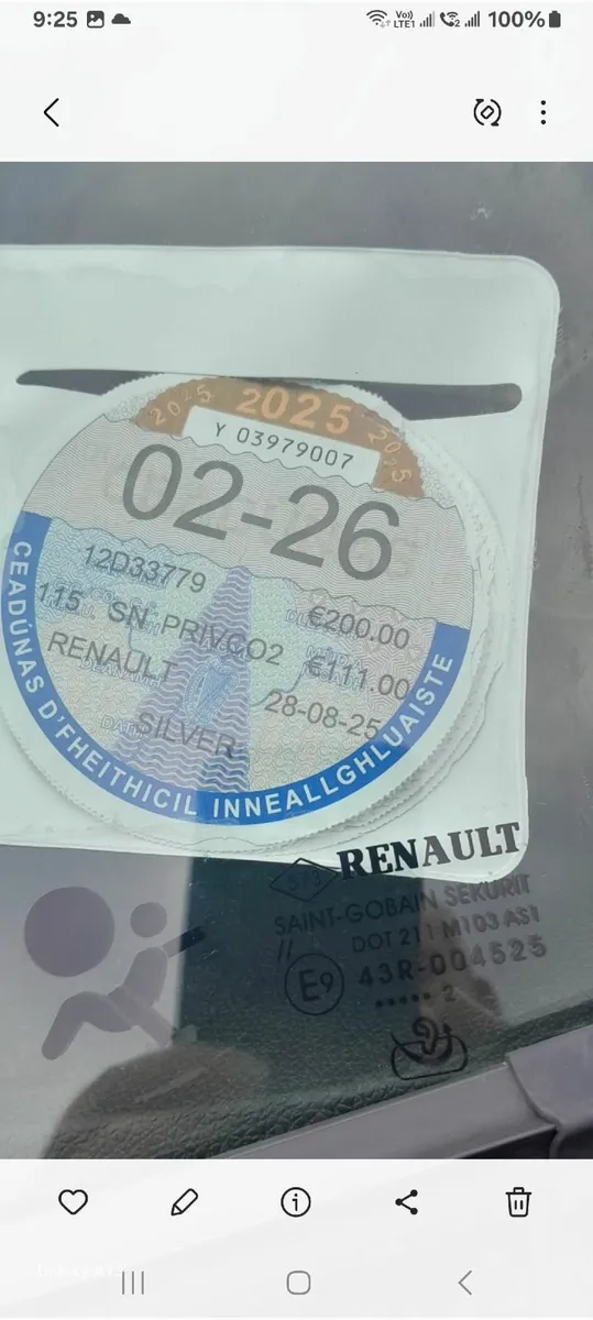 Renault Fluence 2012  Timing belt done new NCT - Image 2