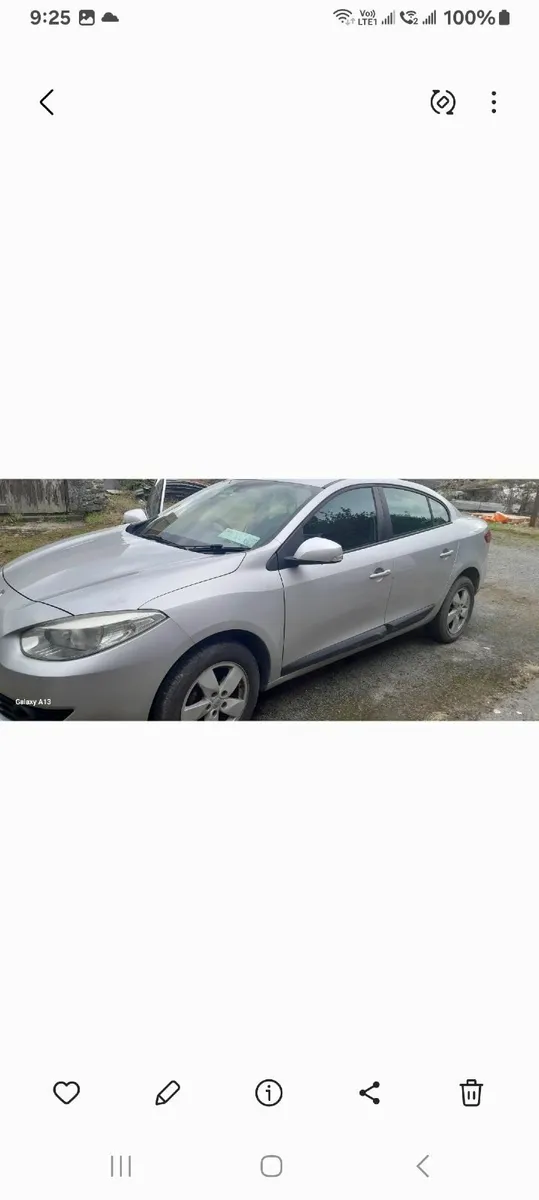 Renault Fluence 2012  Timing belt done new NCT - Image 4
