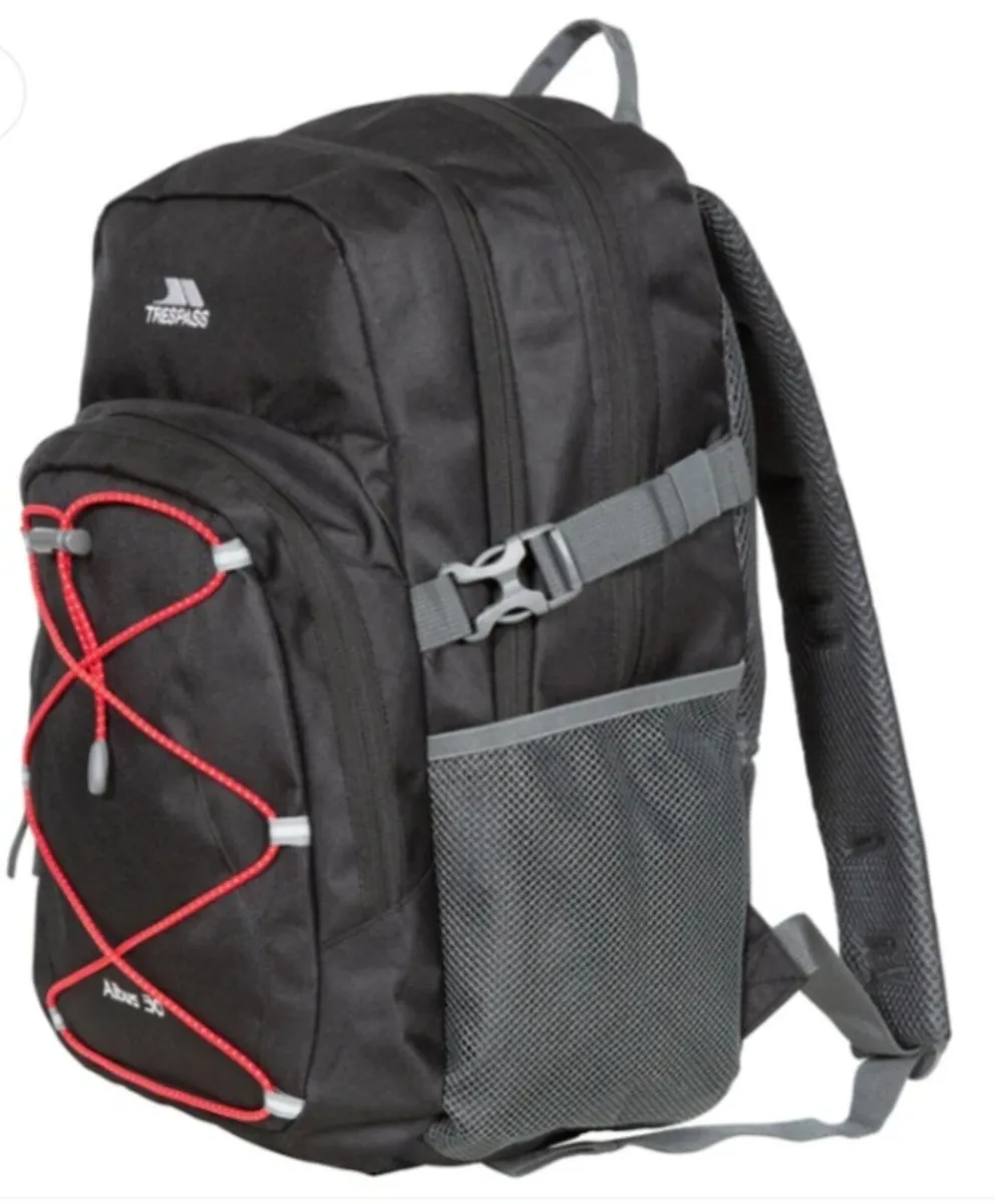 Albus 30 Litre Backpack in Black and Red - Image 3