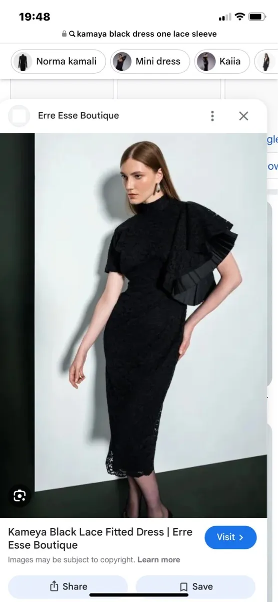 Black lace dress - Image 2