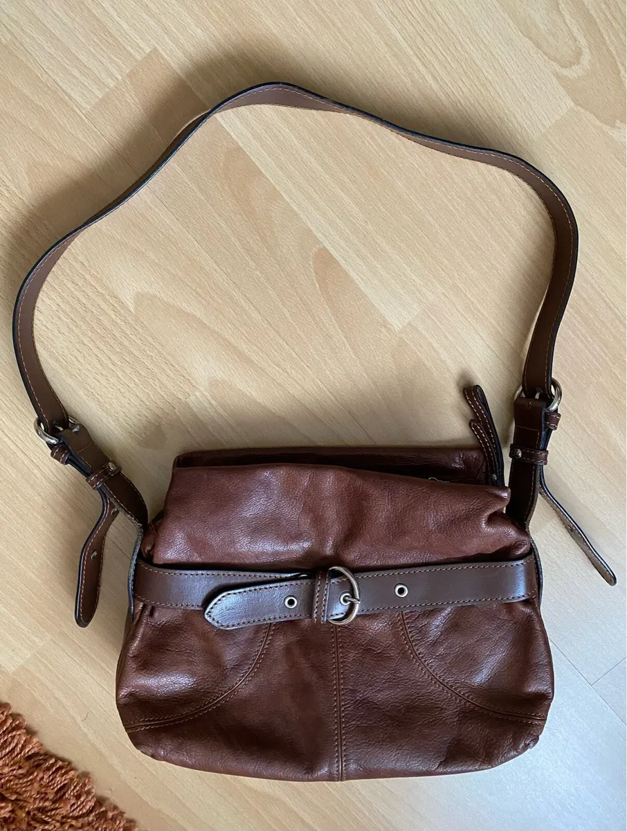 Gianni Conti Leather Shoulder Bag - Image 3