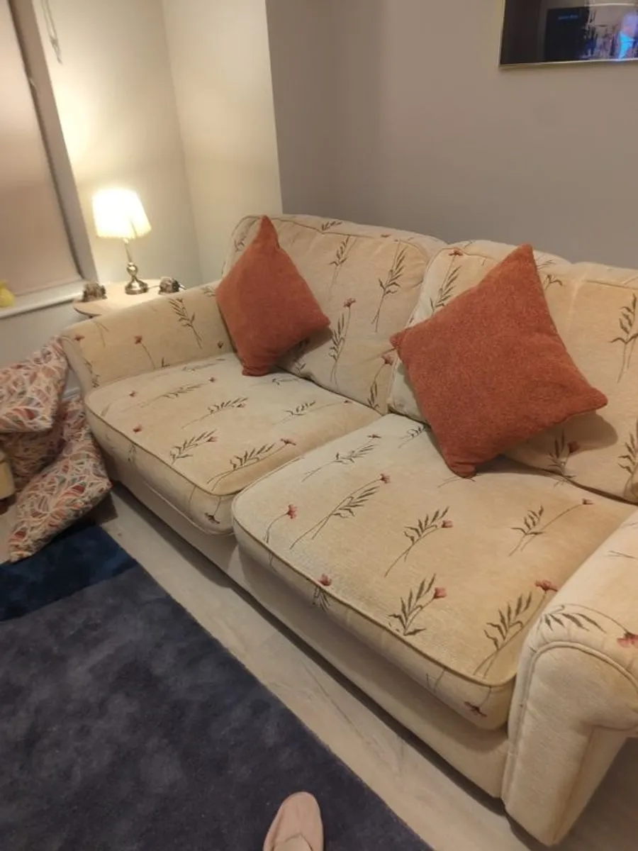 Large 2 seater  plus armchair - Image 3