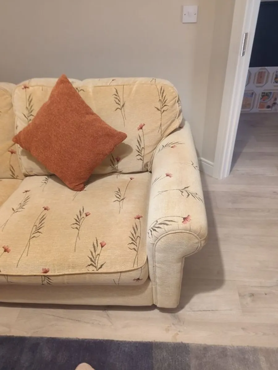 Large 2 seater  plus armchair - Image 4