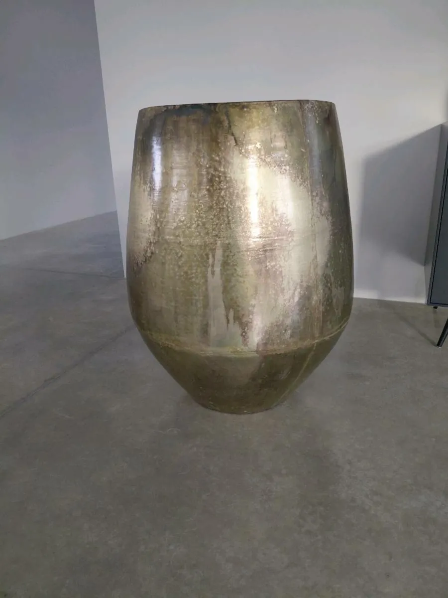 Designer Indoor Brass Plant Pot - Image 3