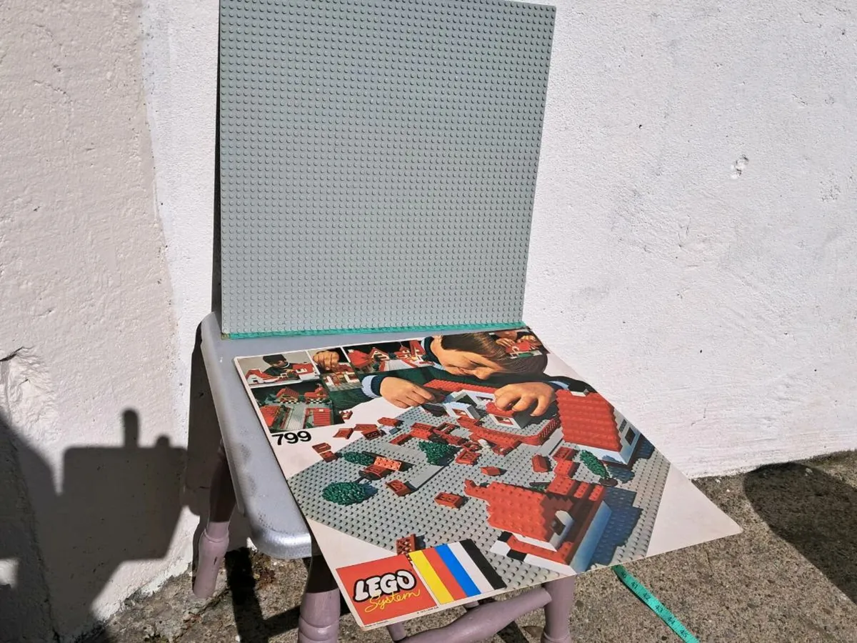 Lego Vintage 799: Base Board in New Old Stock Cond - Image 2