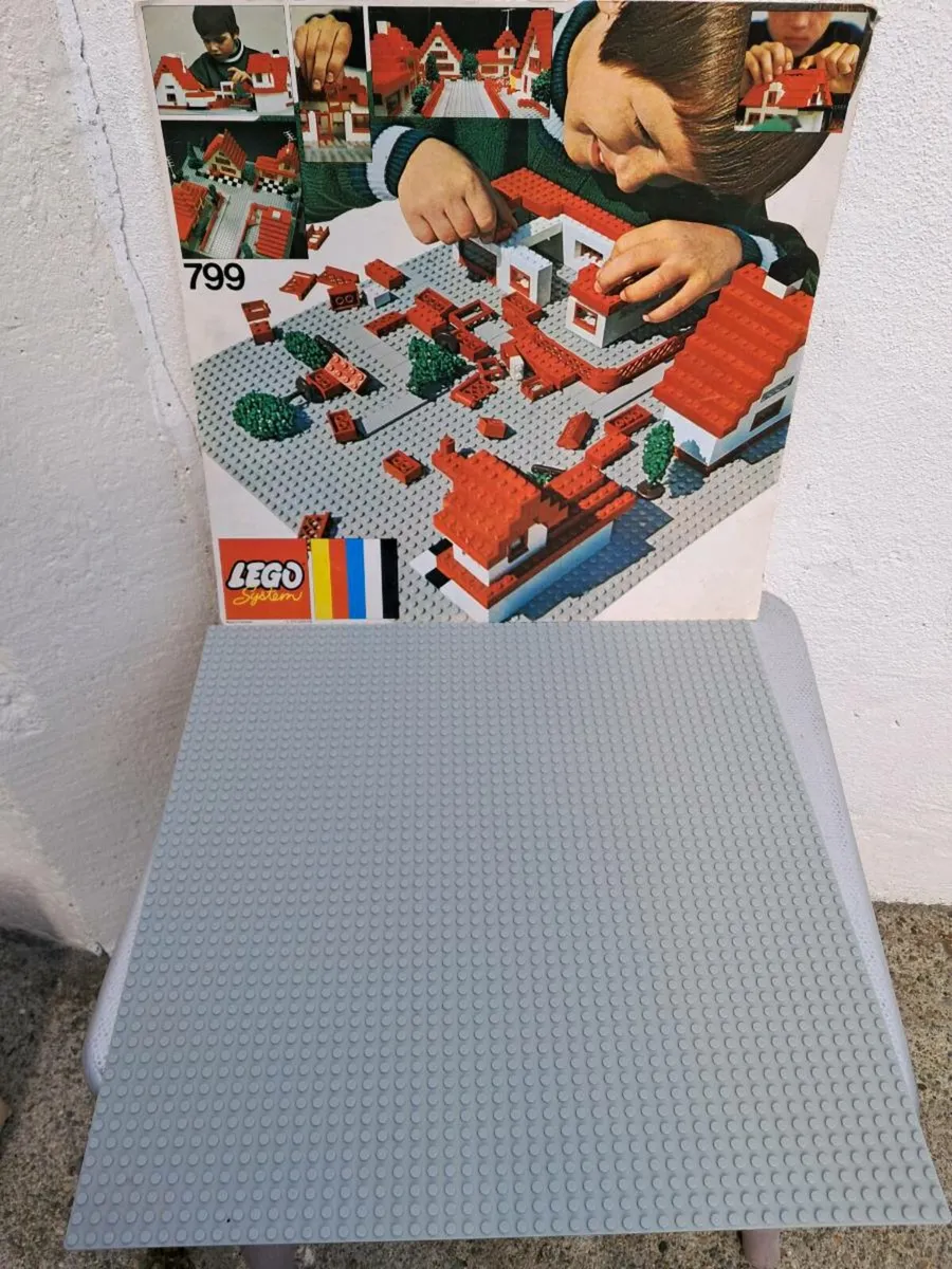 Lego Vintage 799: Base Board in New Old Stock Cond - Image 4