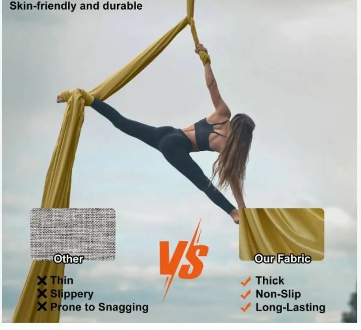 Aerial Yoga Hammock & Swing - Image 3