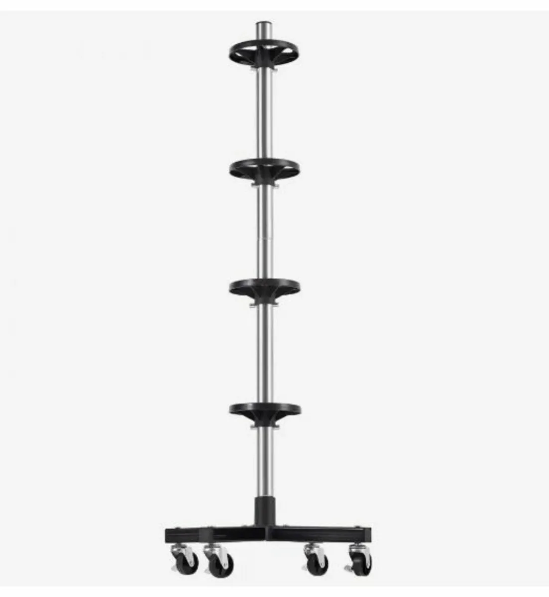 Tire Rack with Wheels - Image 1