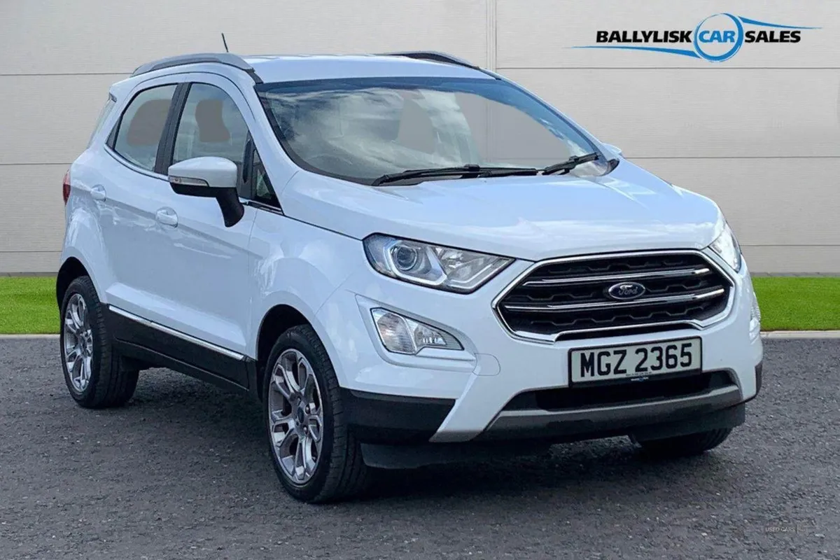 Ford EcoSport 1.0t 100PS Titanium in White With 5 - Image 1