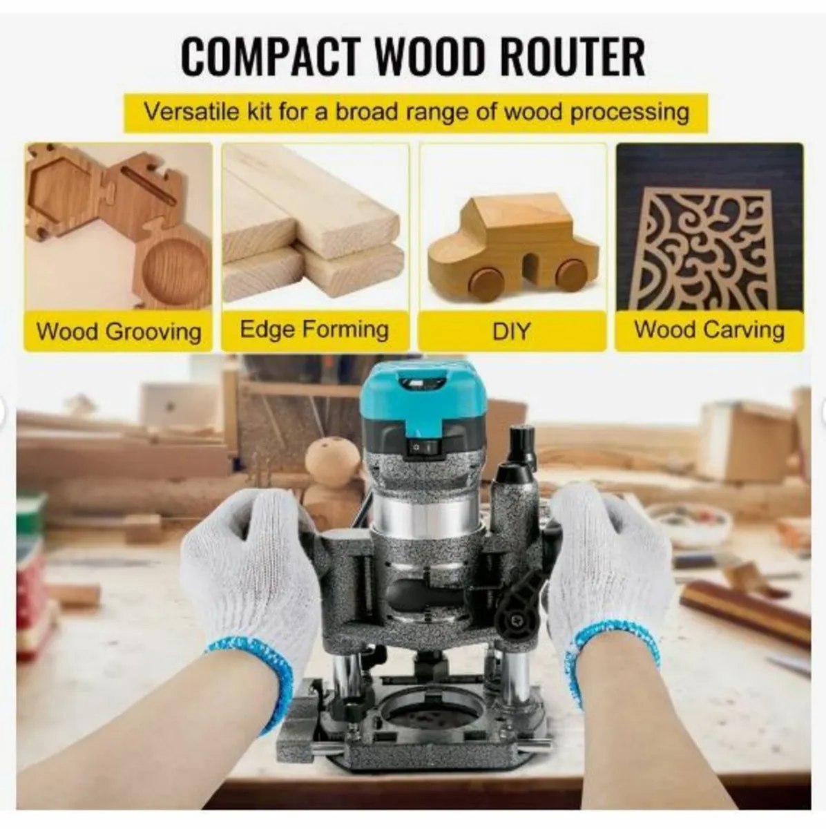 Router Tool, 710W Wood Router - Image 2