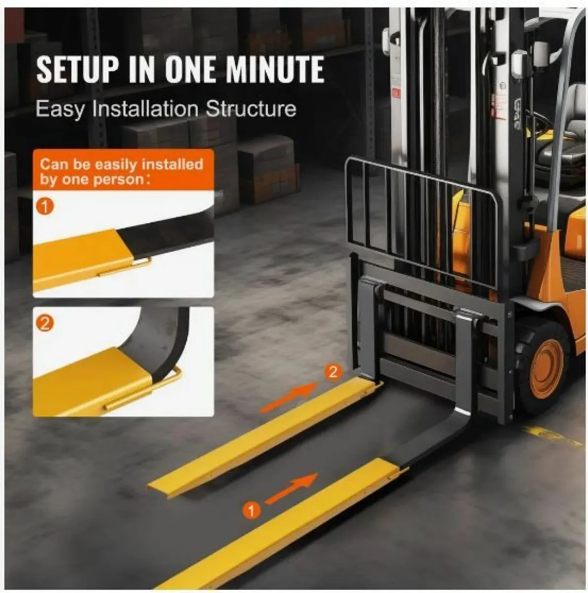 Pallet Fork Extensions, 1820 mm Length - Image 4