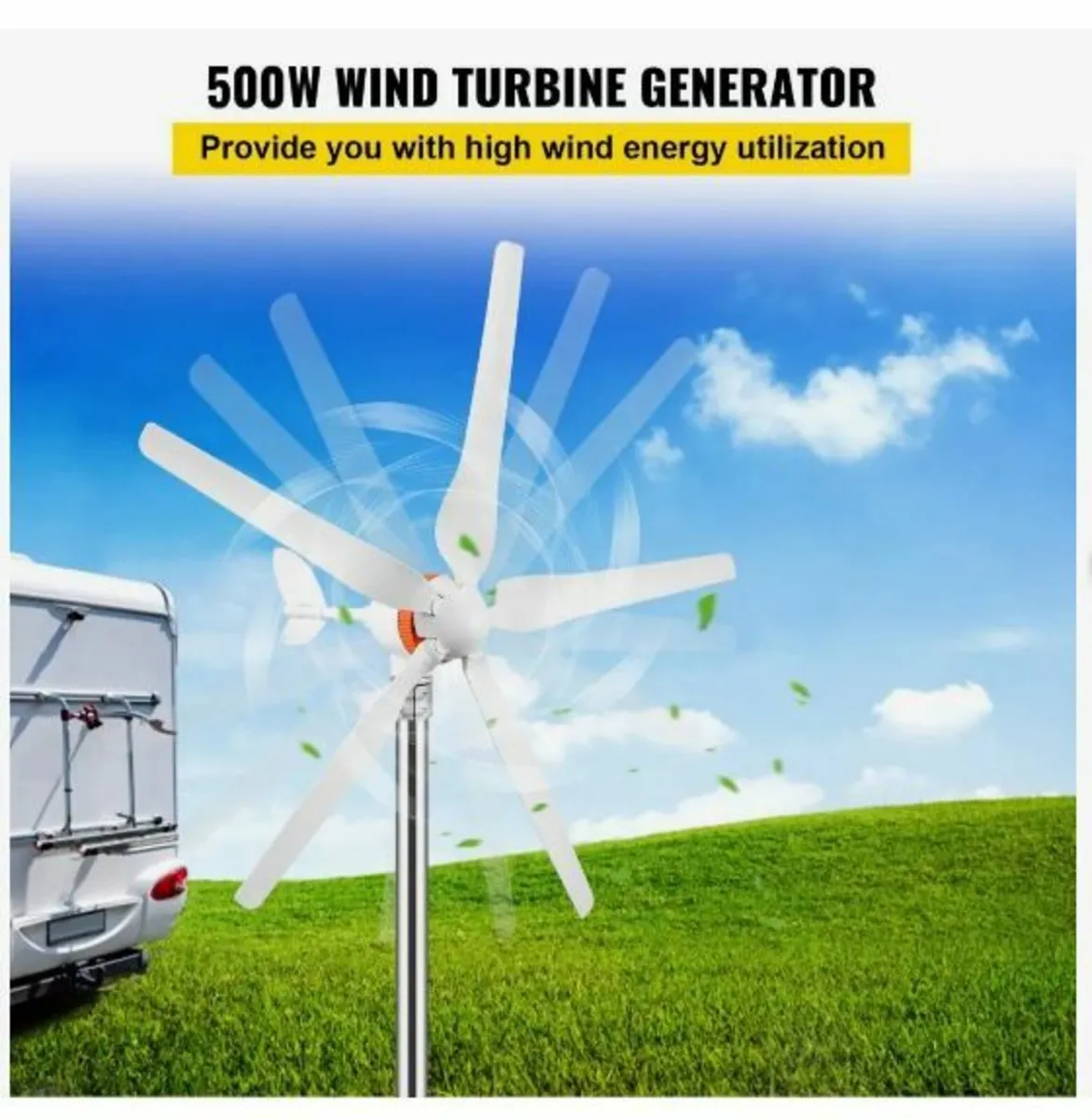 Wind Turbine Generator, 12V/AC - Image 3