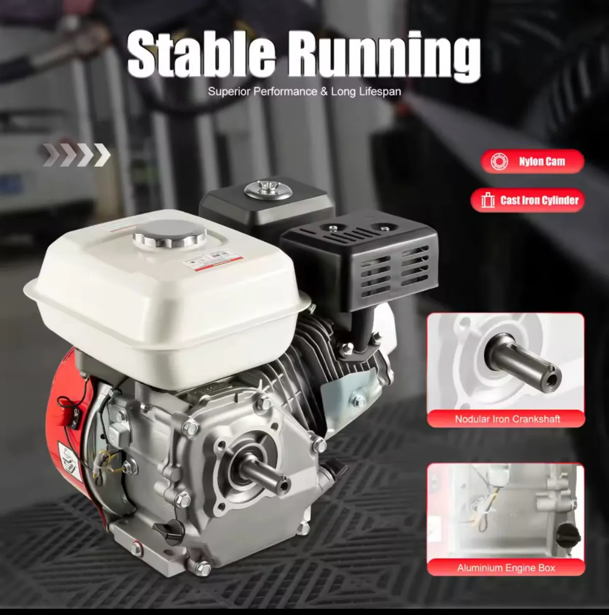 7.5HP OHV 4-Stroke Gas Engine 212CC NEW - Image 2