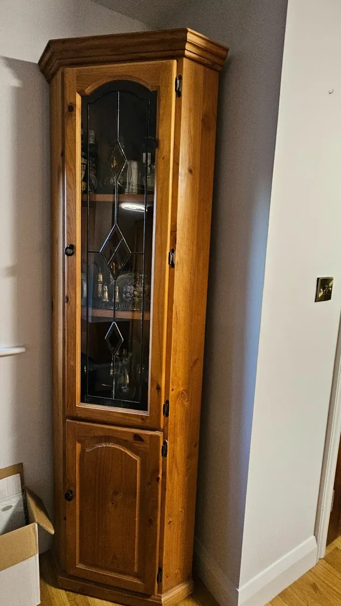 Tall corner cabinet - Image 1