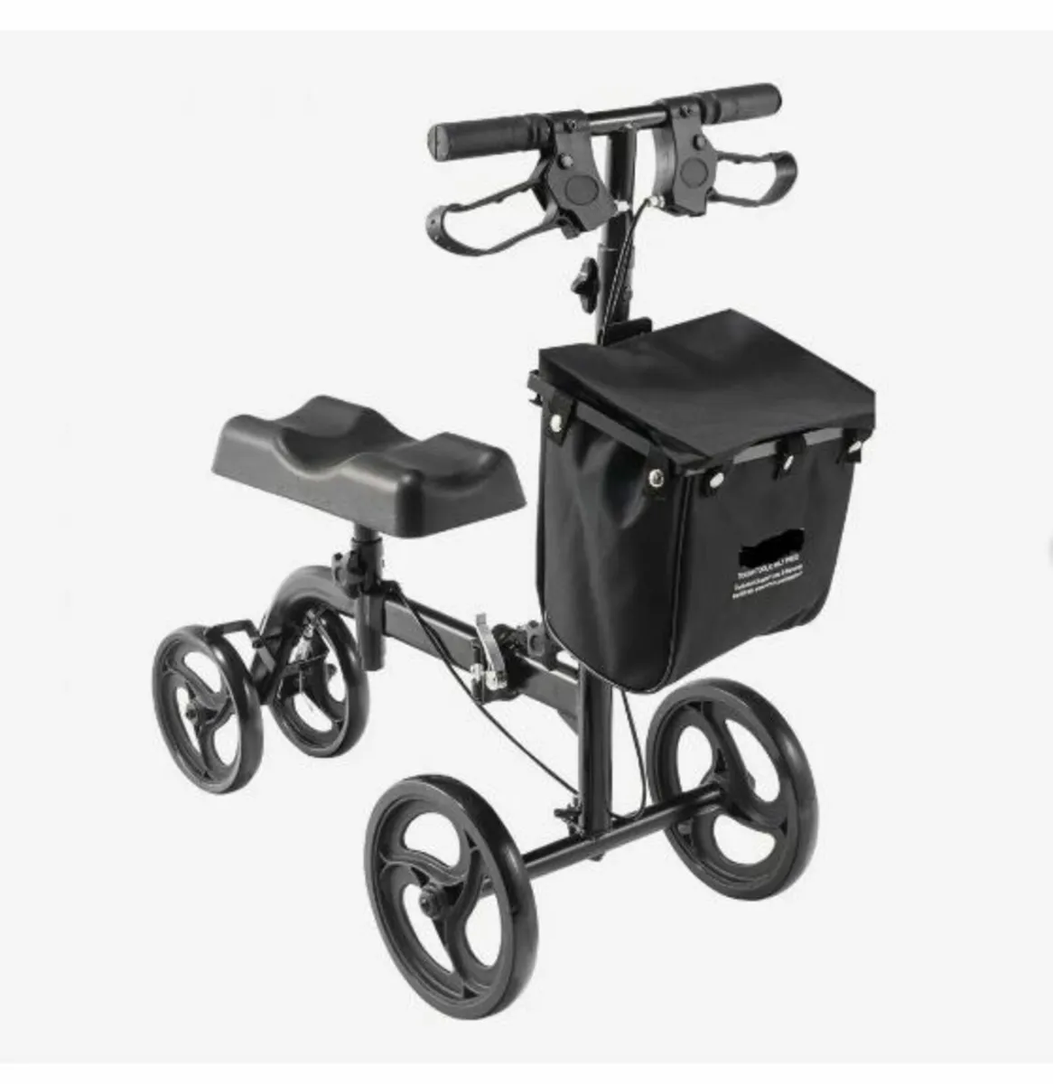 Folding Knee Scooter, Carbon Steel - Image 1