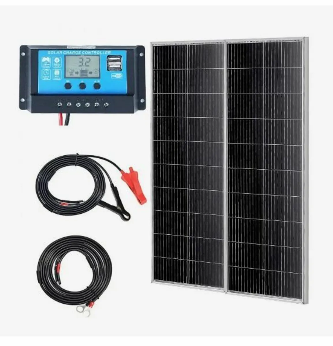 200W Monocrystalline Solar Panel Kit - Image 1