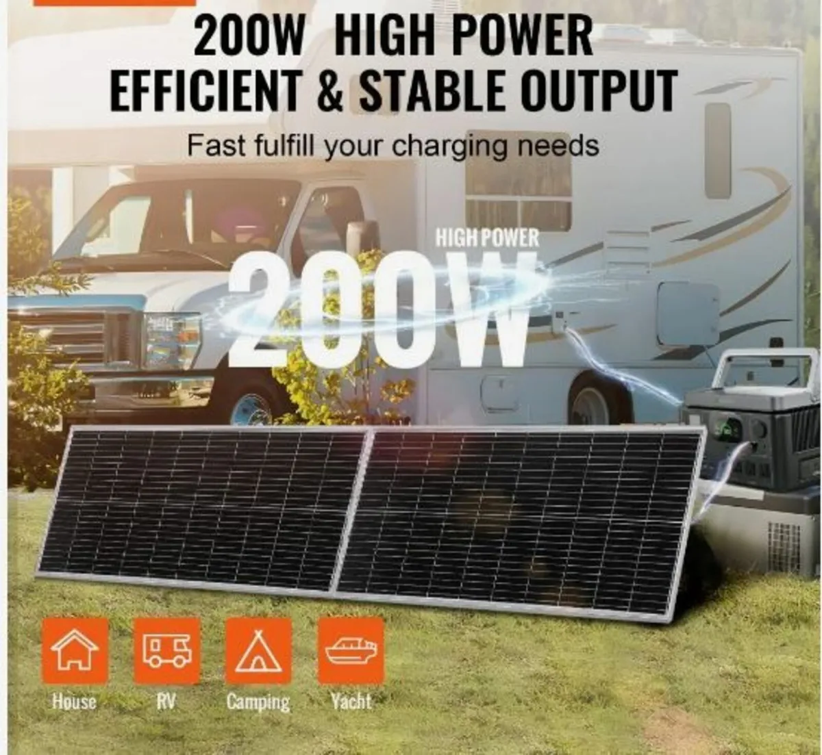 200W Monocrystalline Solar Panel Kit - Image 3