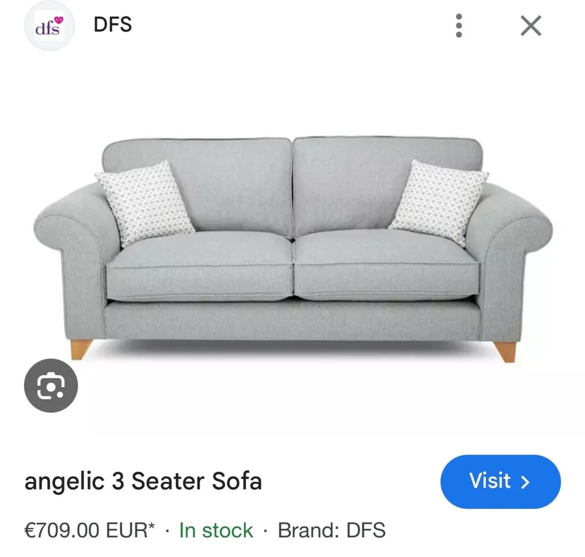 DFS Angelic 2-Seater Sofa – Excellent Condition - Image 3