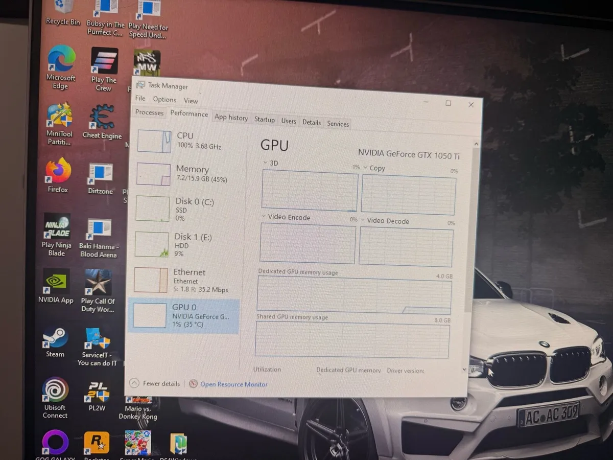 Pc gaming i5 and gtx 1050 ti 4Gb ssd 256GB and 1Tb - Image 2