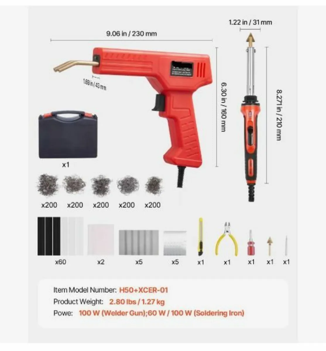 Plastic Welder Kit Deluxe, 100W Plastic - Image 4