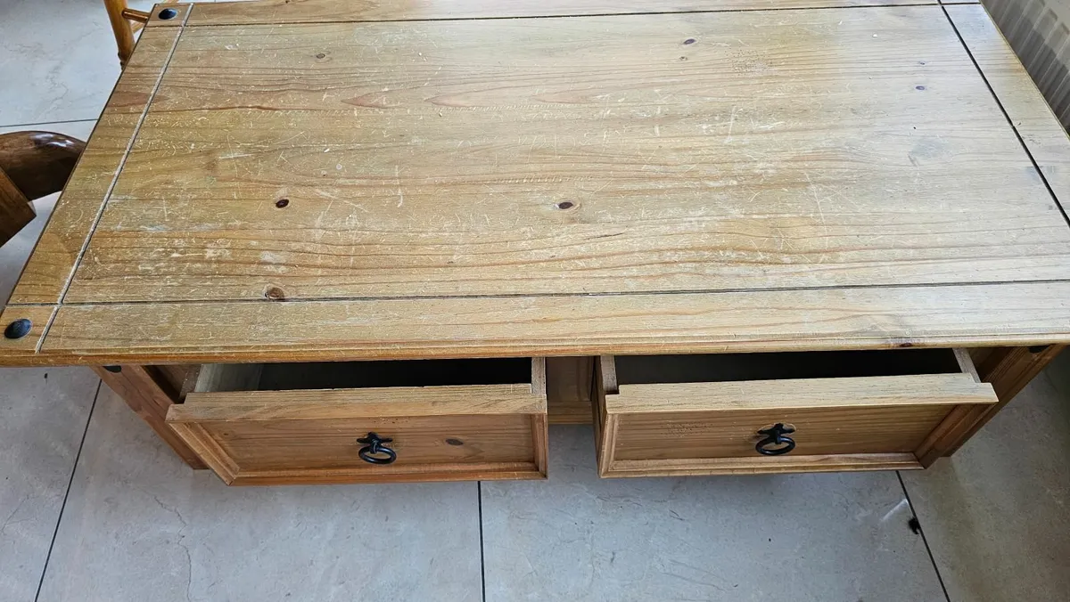 Coffee table with Drawera - Image 2