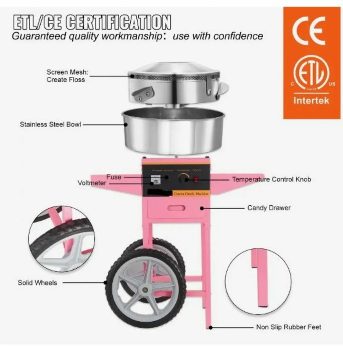 Commercial Cotton Candy Machine - Image 4