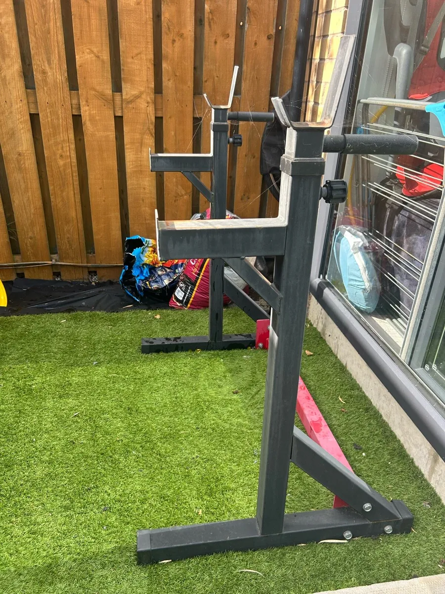 Exercise bench and squat rack - Image 2