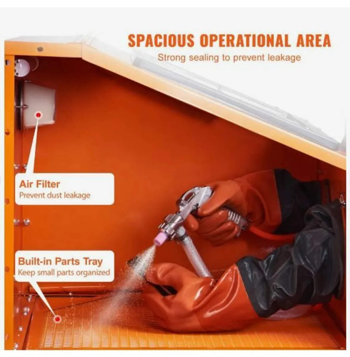 151.4 L Sandblasting Cabinet - Image 2