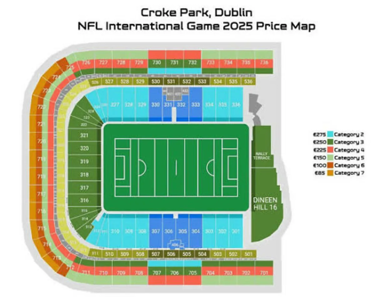 4 x NFL Tickets for Croke park - Image 1