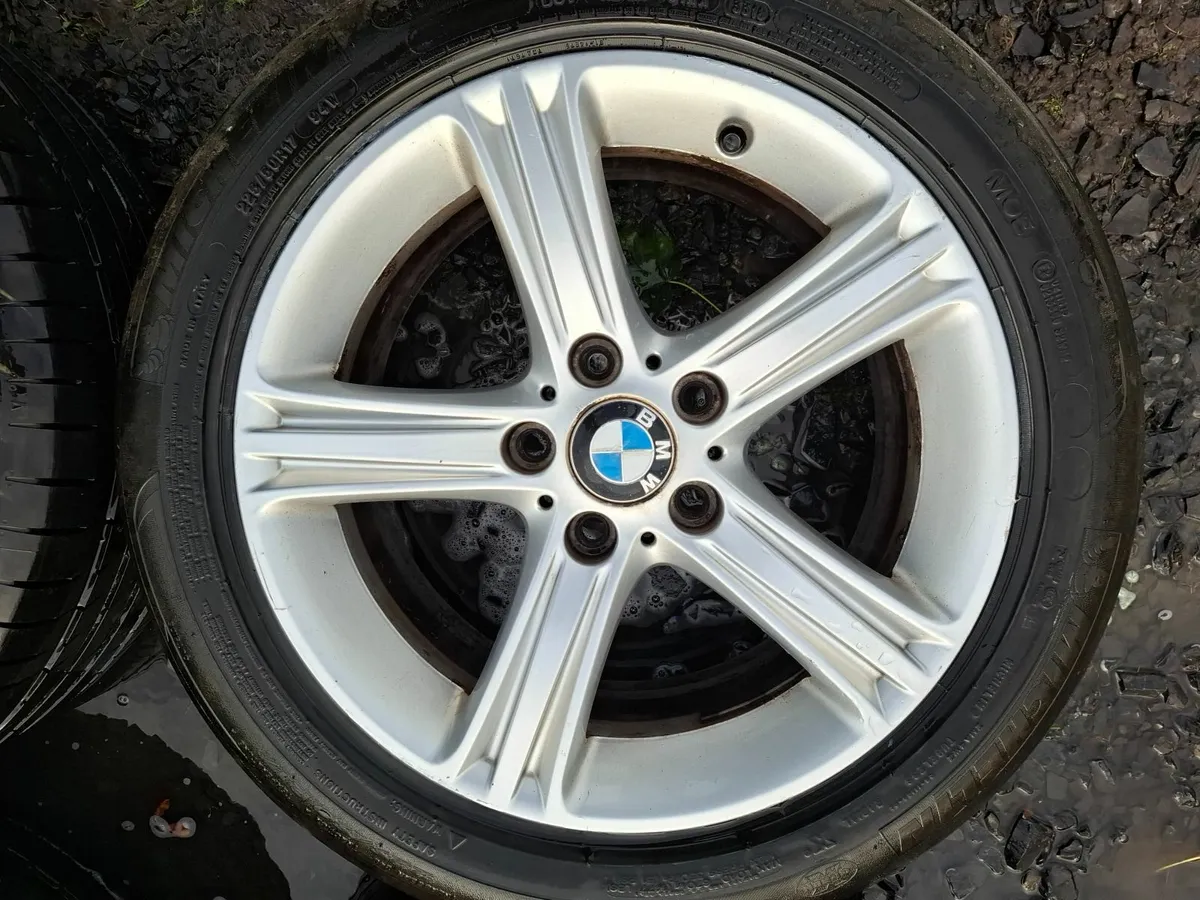 17" Genuine Bmw 3 Series F30 Alloys with tyres - Image 1