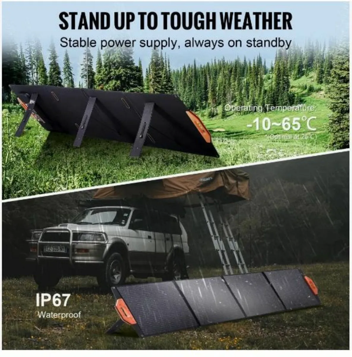 Portable Monocrystalline Solar Panel, 200W - Image 4