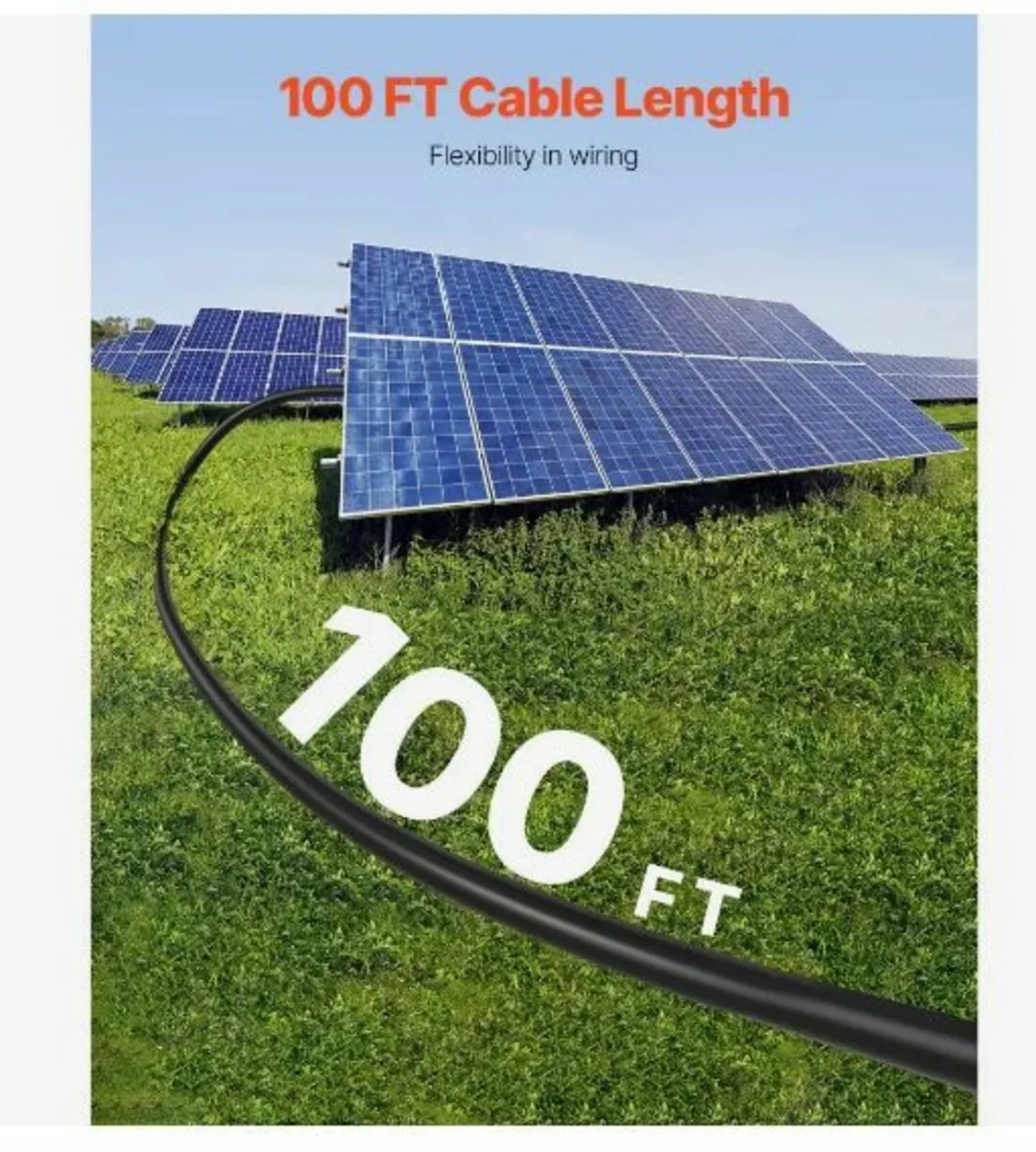 30.48m/100FT Solar Panel Extension Cable - Image 3
