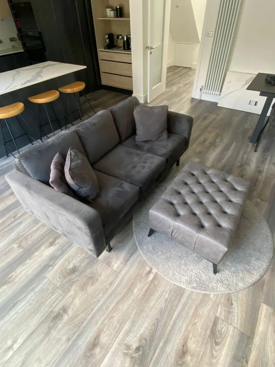 Chesterfield Lux Coffee Table or Footstool 60x80cm - Image 2