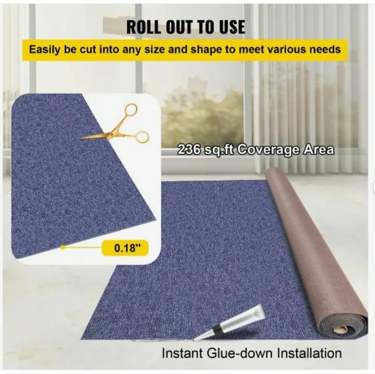 Marine Carpet 6x39.3ft, Boat Carpet - Image 4