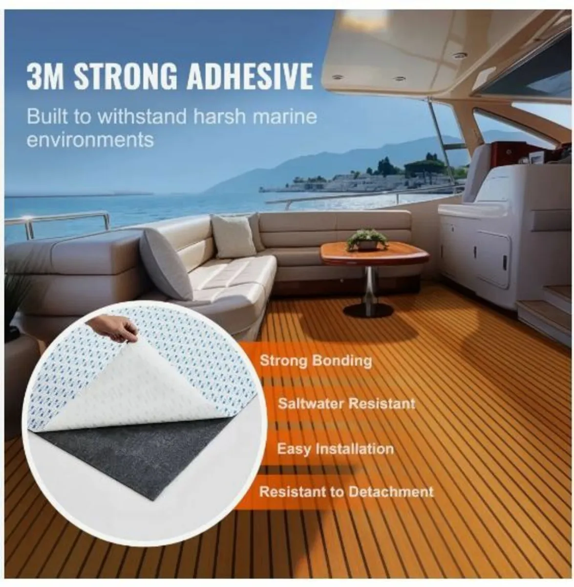 Boat Flooring, EVA Foam Boat Decking 240 x 89.9 c - Image 2
