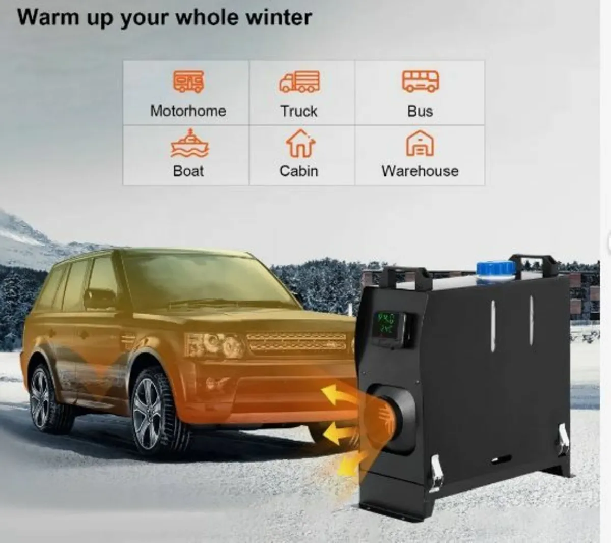 8KW Diesel Air Heater, Diesel Parking - Image 4