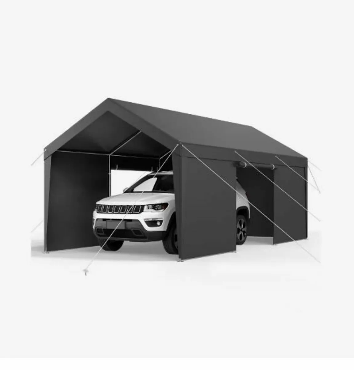 Carport, 10 x 20 FT Outdoor Car Canopy - Image 1