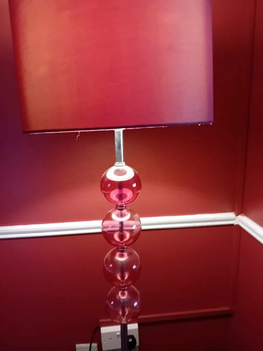 Tall corner lamp 50  and table lamp.30 - Image 3