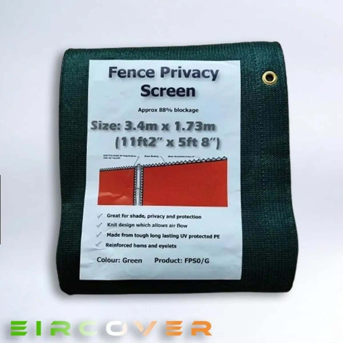 Garden privacy screens 1.7m x 3.4m ( 6'-11') 88 % - Image 2