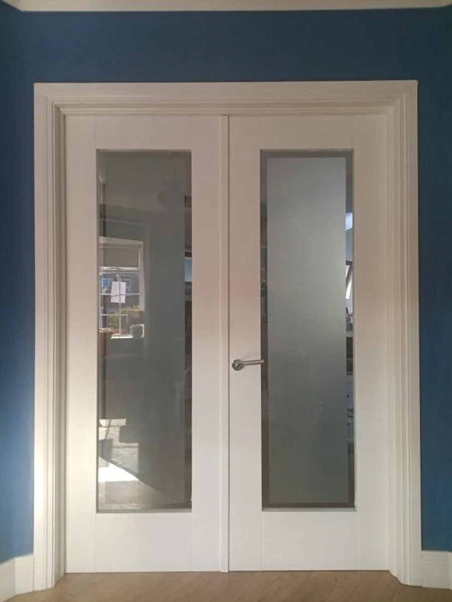 internal Oak Double Doors - Image 1