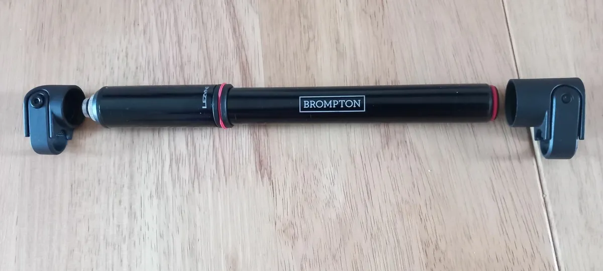 Brompton bicycle pump.